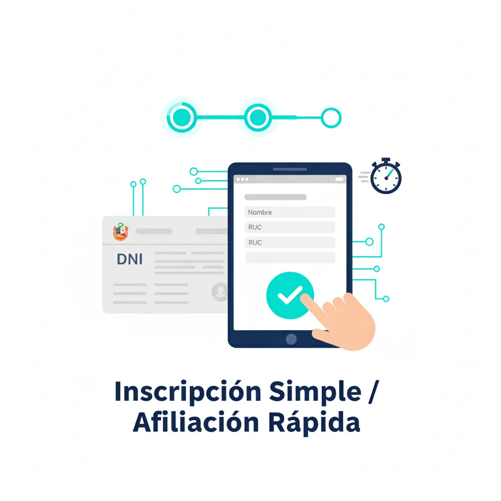 Afiliación rápida y simple